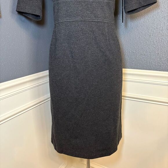 Pure Collection Knit Midi Workwear Sheath Dress - Picture 4 of 9